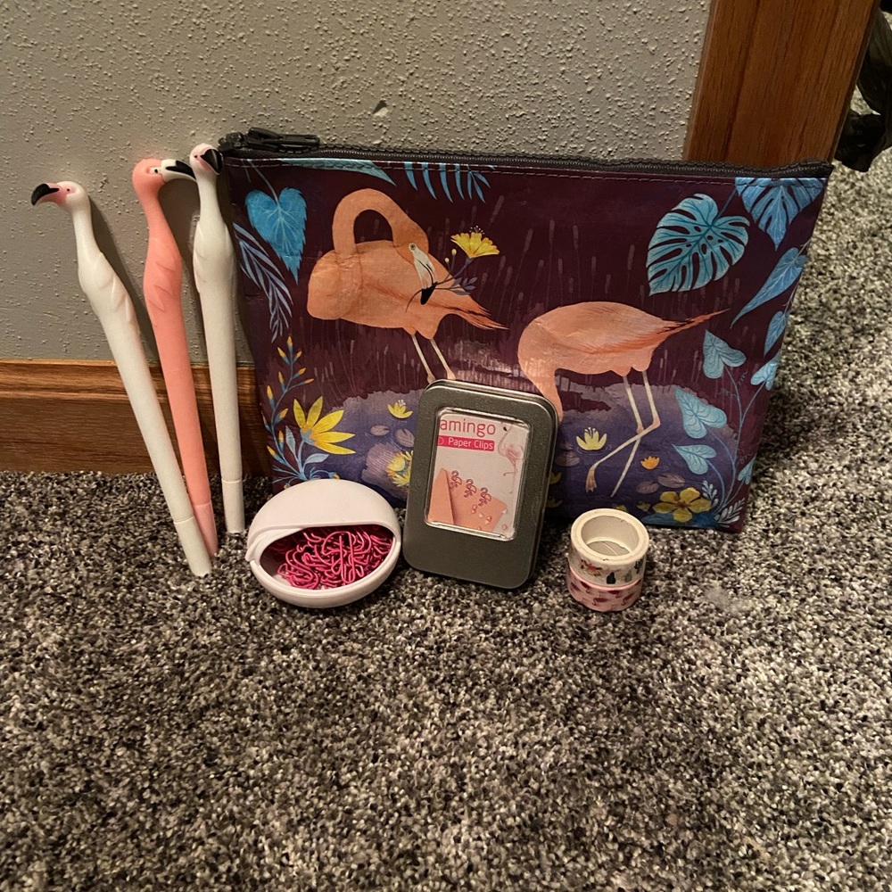 Flamingo Office Supply Bundle